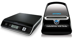 DYMO LabelWriter 450 Turbo Bundle with 10 lb Scale