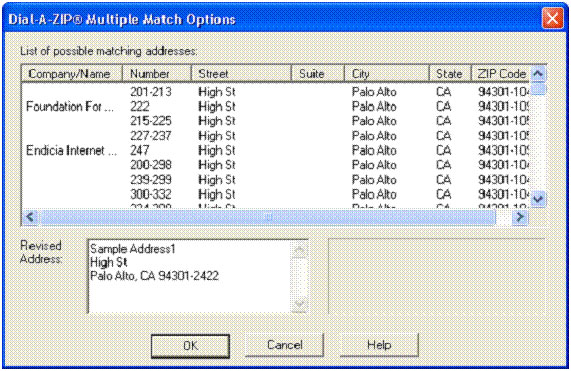 Precise Zip 4 Match But Address Doesn T Exist Error Message Endicia